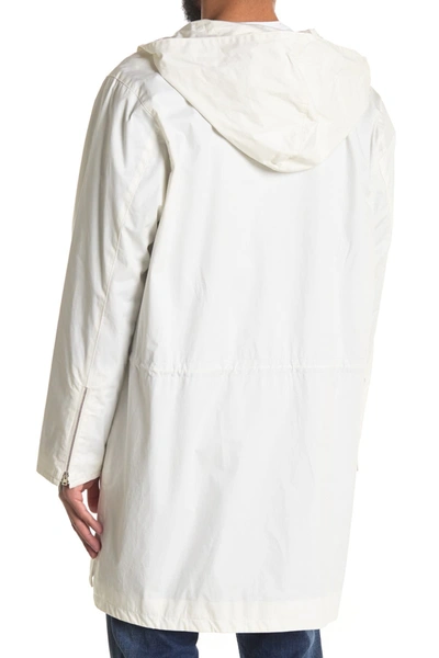 A.p.c. Designer Zip Front Parka In Blanc