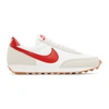 NIKE WHITE & RED DAYBREAK SNEAKERS