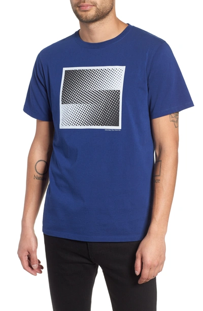 Saturdays Surf Nyc Halftone Short Sleeve T-shirt In Cobalt