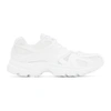 VETEMENTS WHITE REEBOK EDITION SPIKE RUNNER SNEAKERS