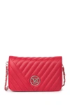 Badgley Mischka Studio Crossbody Bag In Ruby Red