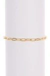 ADORNIA PAPERCLIP CHAIN LINK BRACELET,791109050637