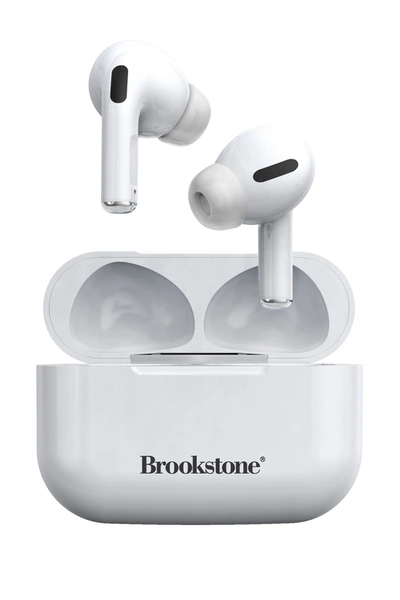 Brookstone Soniqpro True Wireless Earbuds In White ModeSens