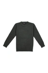 X-ray Kids' Basic Crew Neck Sweater In Olive