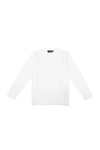 X-ray Kids' Basic Crew Neck Sweater In Off White