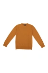 X-ray Kids' Basic Crew Neck Sweater In Mustard