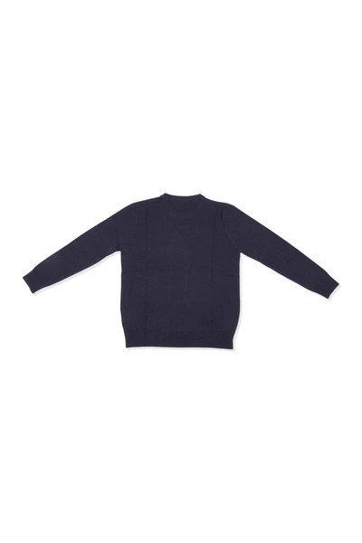 X-ray Kids' Basic Crew Neck Sweater In Navy