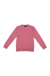 X-ray Basic Crew Neck Sweater In Dusty Mauve