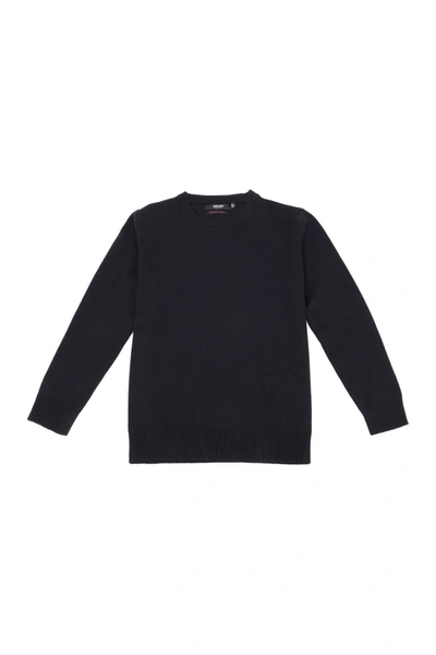 X-ray Kids' Basic Crew Neck Sweater In Black