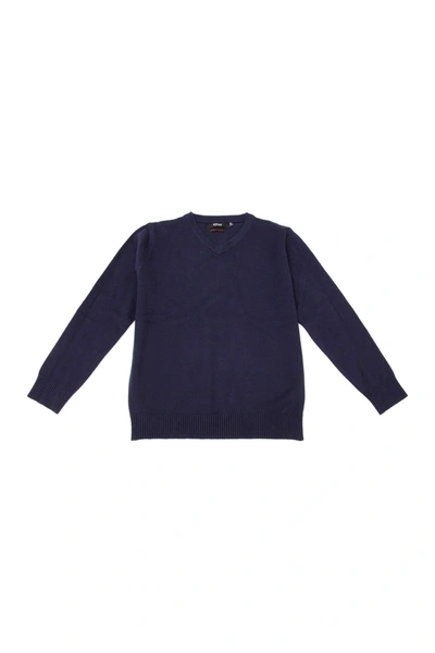 X-ray Kids' Basic V-neck Sweater In Navy