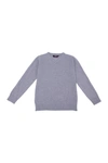 X-ray Kids' Basic V-neck Sweater In Heather Slate