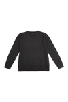X-ray Kids' Basic V-neck Sweater In Heather Charcoal