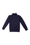 X-ray Kids' Basic Turtleneck Sweater In Navy