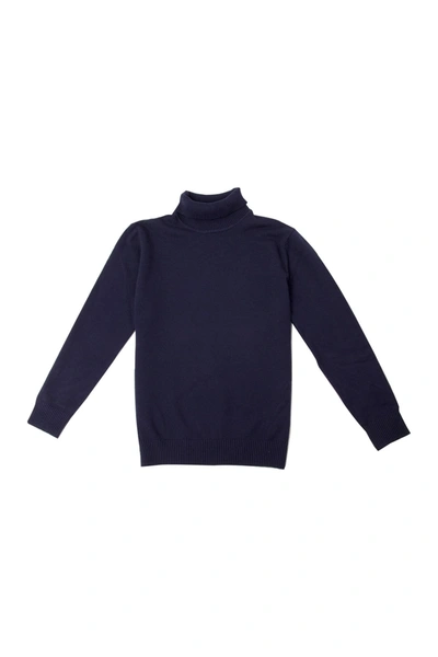 X-ray Kids' Basic Turtleneck Sweater In Navy