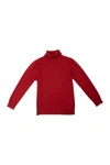 X-ray Kids' Basic Turtleneck Sweater In Jester Red