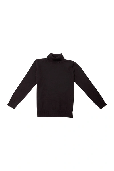 X-ray Kids' Basic Turtleneck Sweater In Black