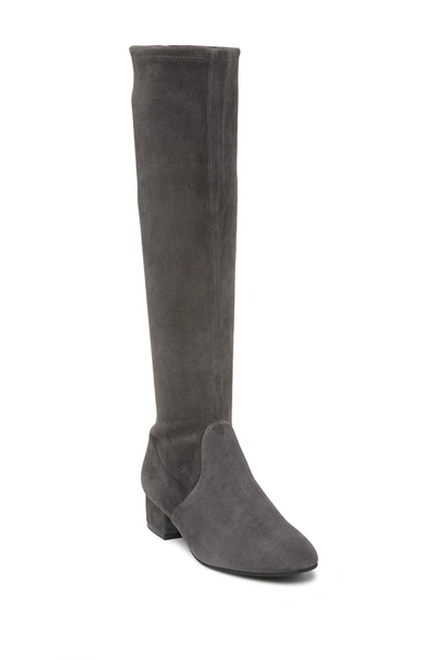 Stuart Weitzman Raissa Suede Tall Boot In Sla