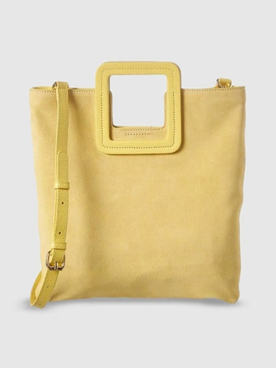 Future Brands Group Tmrw Studio Antonio Mini Suede Bag In Yellow