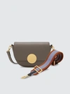 Future Brands Group Oryany Lottie Saddle Crossbody In Grey