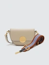 Future Brands Group Oryany Lottie Saddle Crossbody In White