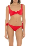 Carmen Sol Nodo Top In Red