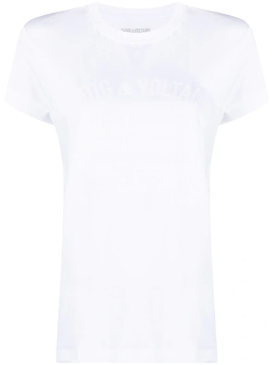 Zadig & Voltaire Logo-print Cotton T-shirt In White