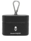 ALEXANDER MCQUEEN SKULL CHARM LEATHER AIRPODS PRO CASE