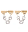 Rabanne Chain-trimmed Earrings In Metallic