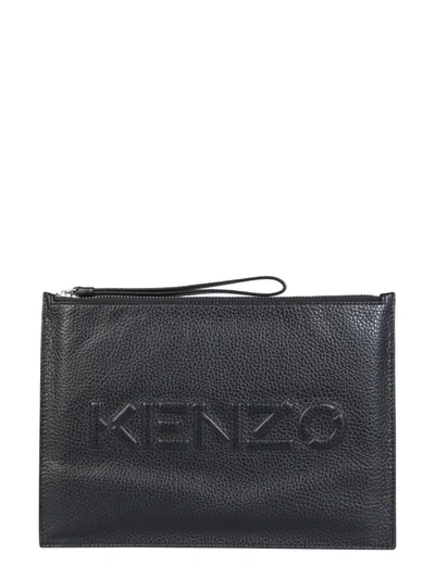 Kenzo Pouch With Logo In Black