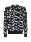 GIVENCHY GIVENCHY REFRACTED LOGO JACQUARD SWEATER