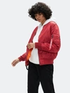 Alpha Industries Ma-1 Bomber Jacket W In Red