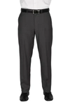Dockers Men's Stretch Straight-fit Performance Flat Front Dress Pants In Mid Grey