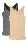 Real Underwear Lucy Shaping Tank Top In H Grey Nude
