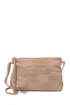 Day & Mood Molly Leather Crossbody Bag In Warm Grey