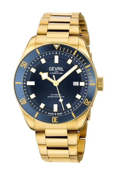 Gevril Yorkville Automatic Watch In Gold