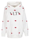 VALENTINO VALENTINO VLTN LE ROUGE EMBROIDERED HOODIE