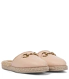 GUCCI FRIA SHEARLING-LINED LEATHER SLIPPERS,P00535863