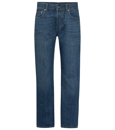 Gucci X Disney® Mid-rise Straight-leg Jeans In Blue