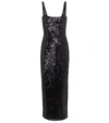 EMILIA WICKSTEAD BASSETT SEQUINED SHEATH DRESS,P00552301