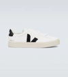 Veja Low Top Sneakers With Contrast Heel Tab In Animal Print