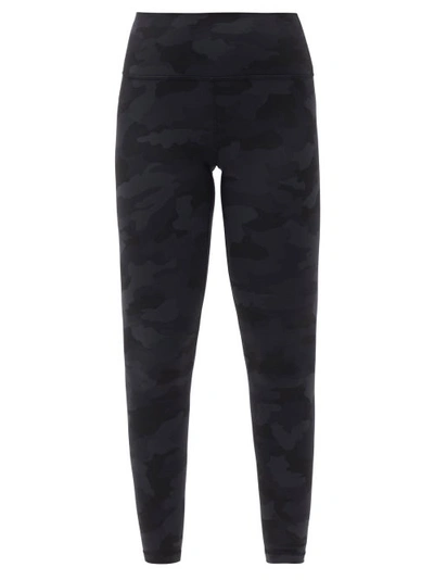 Lululemon Align Camo-print High-rise Stretch-woven Leggings In Black Multi