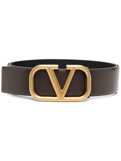 VALENTINO GARAVANI VLOGO LEATHER BELT