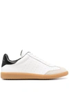 Isabel Marant Bryce Vintage Leather Sneakers In White