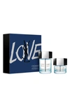 SAINT LAURENT L'HOMME COLOGNE BLEUE EAU DE TOILETTE SET (USD $171 VALUE),S47357