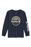 HURLEY KIDS' ARCHES LONG SLEEVE GRAPHIC TEE,784153E