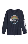 HURLEY KIDS' ARCHES LONG SLEEVE GRAPHIC TEE,884153E