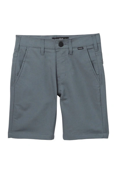 Hurley Kids' Dri-fit Chino Shorts In Steel