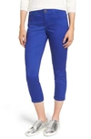 Wit & Wisdom Ab-solution Crop Skinny Pants In Electric Blue