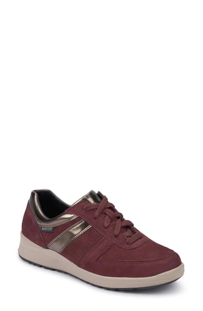 Mephisto Rebeca Sneaker In Wine Leather