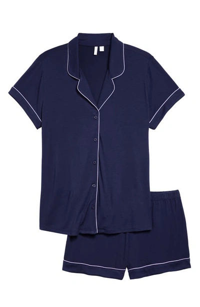 Nordstrom Moonlight Dream Short Pajamas In Navy Peacoat